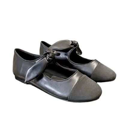 Chanel Mary Janes Shoes All Black