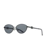 Celine Butterfly Cat Eye Sunglasses With Logo In All Black
