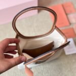 Miumiu Ivy Canvas And Leather Bag Beige 20Cm 5Ba281 Acrn F062F V Olf - Image 5