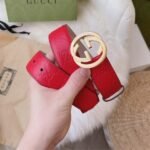 GIFT SET: GUCCI GG MILANO BAG RED & MONOGRAM BELT RED - Image 7