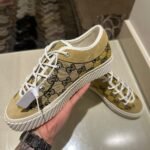 Gucci Gg Sneaker Beige Ebony 738992 Fabqa 9796 - Image 4