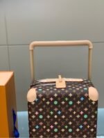 Louis Vuitton Horizon 55 Suitcase Monogram Craggy Coated Canvas Chocolate 55Cm M47070 - Image 5