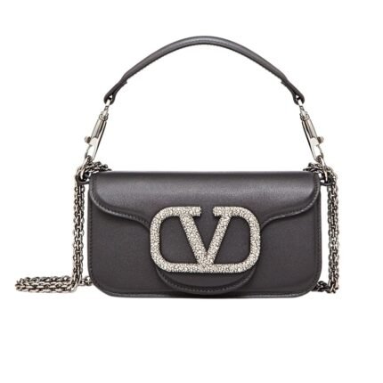 Valentino Locò Small Jewel Logo Black 20Cm 3W2B0K53Cwr249