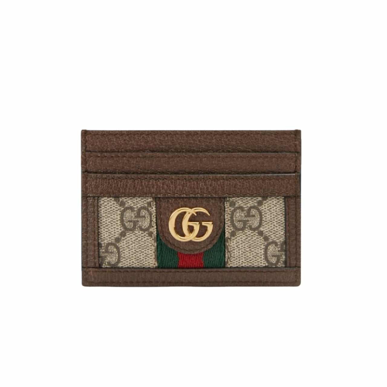 xr:d:DAF6MoGXHTU:707,j:4212410398648816339,t:24021608 Gucci Ophidia Gg Card Case Monogram Brown 10Cm 523159 96Iwg 8745 - Image 1