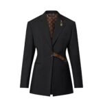 Louis Vuitton Monogram Belt Blazer Black 1Agnp3