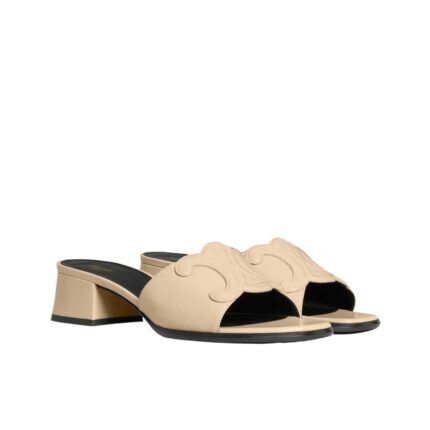Celine Clemence Mule In Beige
