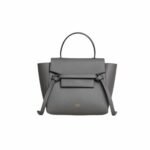 Celine Nano Belt Bag In Grained Calfskin Grey 20Cm 189003Zva 10Dc