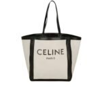 Celine Large Sling Tote Canvas Bags Black 48Cm