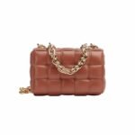 Bottega Veneta Chain Cassette Crossbody Bag In Maple 26Cm