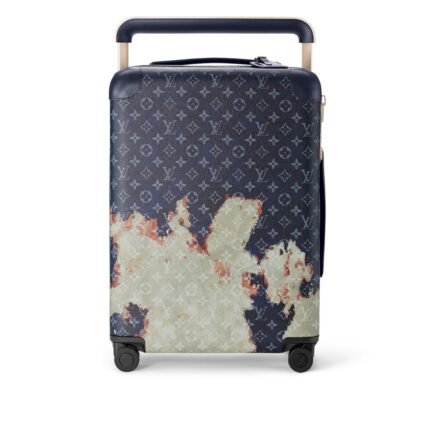 Louis Vuitton Horizon 55 Suitcase Monogram Bleach Coated Canvas Ink Blue 55Cm M10289