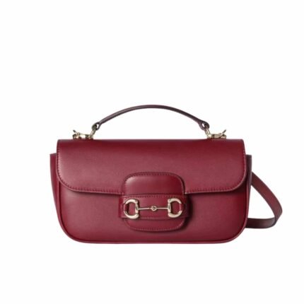 Gucci Horsebit 1955 Small Top Handle Bag Rosso Ancora Red 22Cm ‎815206 Aaec2 6207