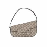 Gucci Horsebit 1955 Small Shoulder Bag Beige 25Cm 764155 Kgd0N 9742