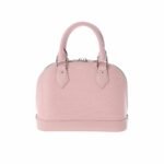 Louis Vuitton Epi Alma Bb Rose Ballerine 25Cm M41327