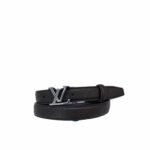 Louis Vuitton Initiales Leather Belt Monogram Black 25Mm