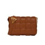 Bottega Veneta Padded Intreccio Leather Bag Caramel 22Cm 591970Vcqr19850