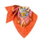 Louis Vuitton Flower And Straps Square In Orange 90Cm M79925