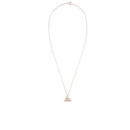 Louis Vuitton Lv Volt One Necklace Rose Gold 18K Q93813