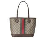 Gucci Ophidia Small Tote Bag Beige And Ebony Gg 25Cm 726762 2Aaay 9151