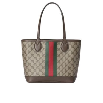 Gucci Ophidia Small Tote Bag Beige And Ebony Gg 25Cm 726762 2Aaay 9151