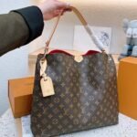 Louis Vuitton Graceful Pm Monogram Canvas Red 35Cm - Image 9