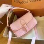 Louis Vuitton Nano Diane Monogram Empreinte Leather Pink Opale 20Cm M83566 - Image 2