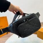 Louis Vuitton Rush Bumbag Monogram Shadow Black 30Cm M47058 - Image 2