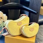 Louis Vuitton Croissant PM Bag Monogram Vernis Leather Chic And Yellow 25Cm M24020 - Image 8