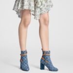 Louis Vuitton Silhouette Ankle Boots Denim Blue 1Acjtu - Image 5