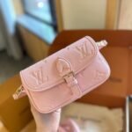 Louis Vuitton Nano Diane Monogram Empreinte Leather Pink Opale 20Cm M83566 - Image 3