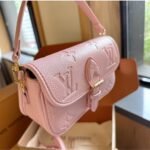 Louis Vuitton Nano Diane Monogram Empreinte Leather Pink Opale 20Cm M83566 - Image 5