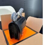 Hermès Mini Constance 19 Shiny Alligator Palladium Hardware Black 19Cm - Image 6