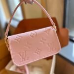 Louis Vuitton Nano Diane Monogram Empreinte Leather Pink Opale 20Cm M83566 - Image 6
