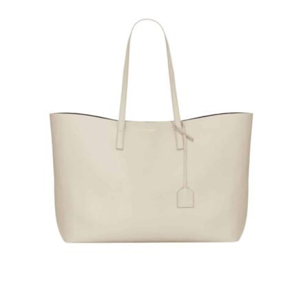 Saint Laurent Shopping In Leather Tote Bag White 33Cm 600281Csv0J9207