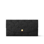 Louis Vuitton Emilie Wallet Black 19Cm M62369