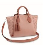 Louis Vuitton Haumea Mahina Magnolia Pink Leather Bag 30Cm M55030