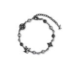 Louis Vuitton Lv Pearls Bracelet Black M1391A