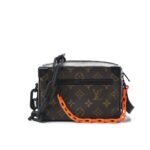 Louis Vuitton Mini Soft Trunk Monogram Eclipse Canvas Brown 18Cm M44480