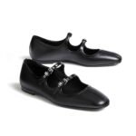 Hermes Lilia Ballet Flat Black H252044Z 02350