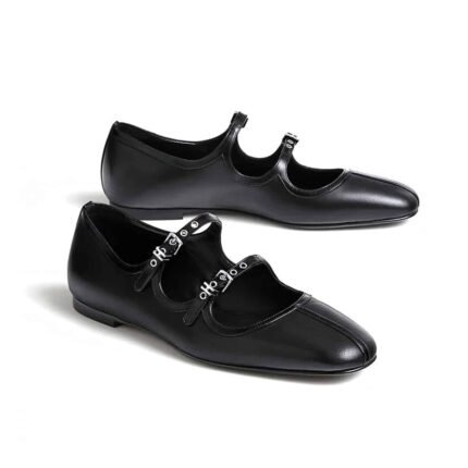 Hermes Lilia Ballet Flat Black H252044Z 02350