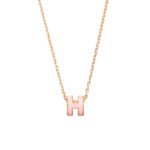 Hermes Mini Pop H Pendant Light Pink And Gold H147992Fof2