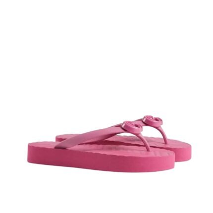 Gucci Women’S Chevron Thong Pink ‎655463 J8710 5609