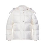 Louis Vuitton Monogram Puffer Jacket White 1Agaws