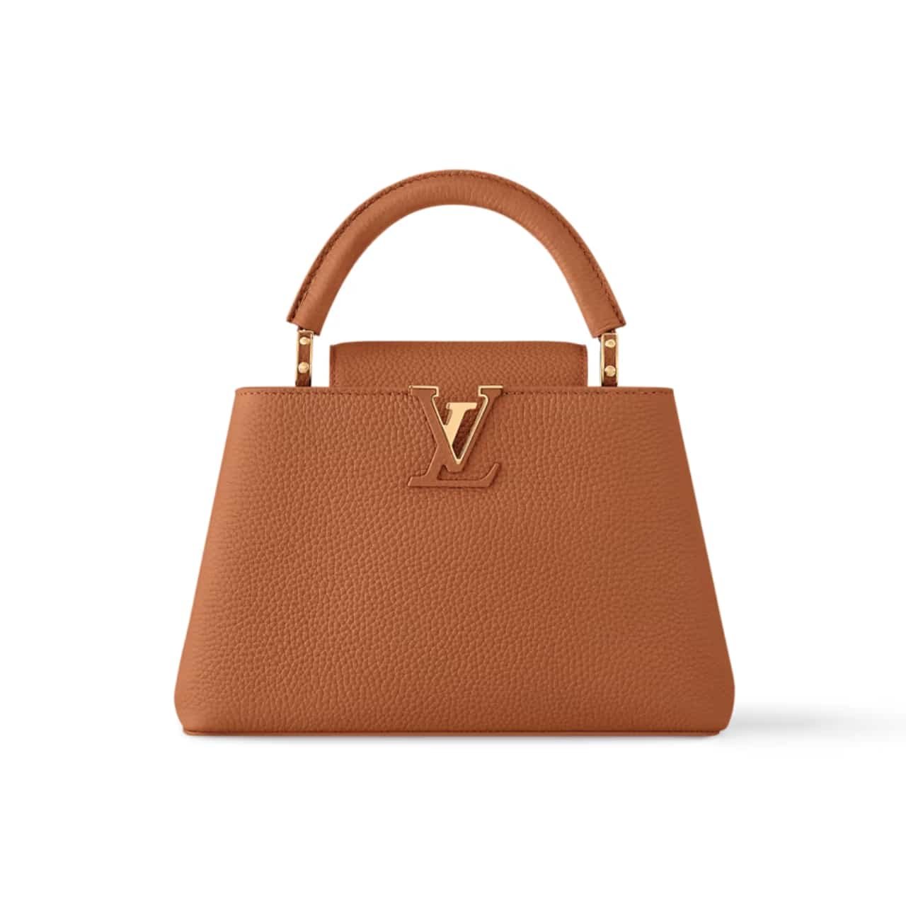 Thumbnail-18-3-3 Louis Vuitton Capucines BB Tan Brown 27Cm M25089 - Image 1