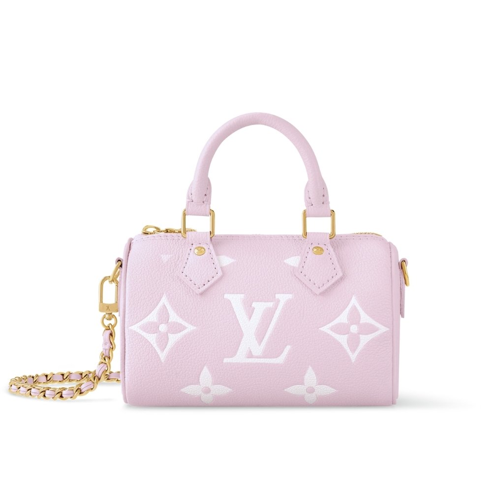 Thumbnail-2-14-2 Louis Vuitton Nano Speedy Pink 16Cm M14226 - Image 1