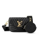 Louis Vuitton New Wave Multi Pochette Black 19Cm M56461