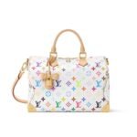 Louis Vuitton TM Speedy Soft 30 Multicolor White 30Cm M27789