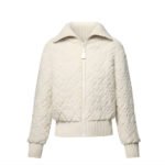 Louis Vuitton Monogram Toweling Zip Up Jacket Beige 1Agczu
