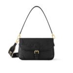 Louis Vuitton Diane Monogram Empreinte Black 24Cm M46386