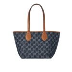 Gucci Totissima Small Tote Bag Gg Denim Dark Blue 22Cm 820496 Faecc 4243