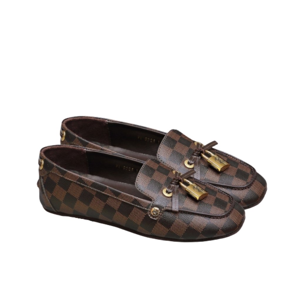 Thumbnail-25-3-3 Louis Vuitton Flore Car Shoe Ebene 1Aifef - Image 1